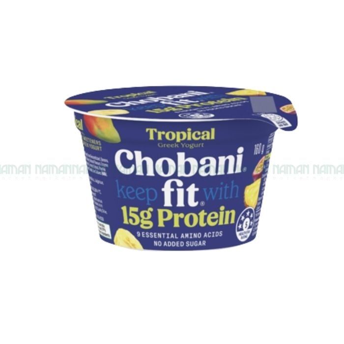 Fit Greek Yogurt Tropical Fruit Chobani 160G
