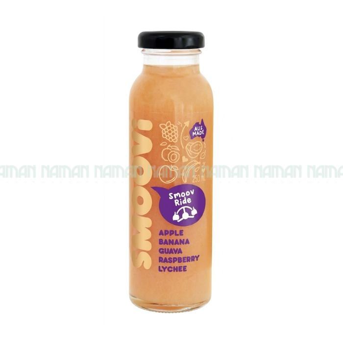 Juice Apple, Banana, Guava, Raspberry, And Lychee Smoovi 250Ml