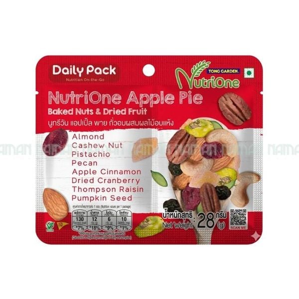 Hỗn Hợp Hạt Và Trái Cây Sấy - Bánh Táo Tong Garden 28G
