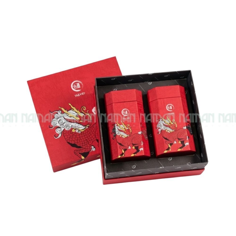 Giftset Soulmate [Oloong 100G + Jasmine Tea 100G] Tra Viet