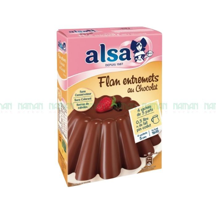 Bột Làm Bánh Flan Chocolate Alsa 232G