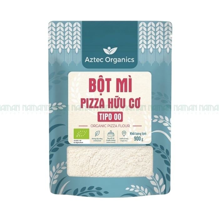 Bột Mì Pizza Hữu Cơ Aztec Organics 900G