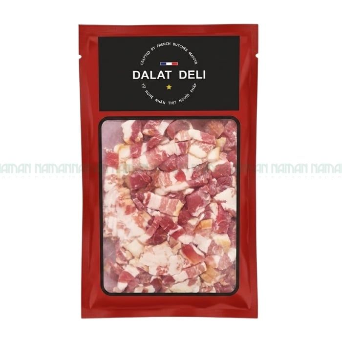Smoked Country Bacon Cubed Lardon Dalat Deli 250G