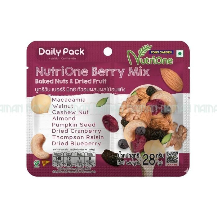 Hỗn Hợp Hạt Và Trái Cây Sấy - Trái Berry Tong Garden 28G
