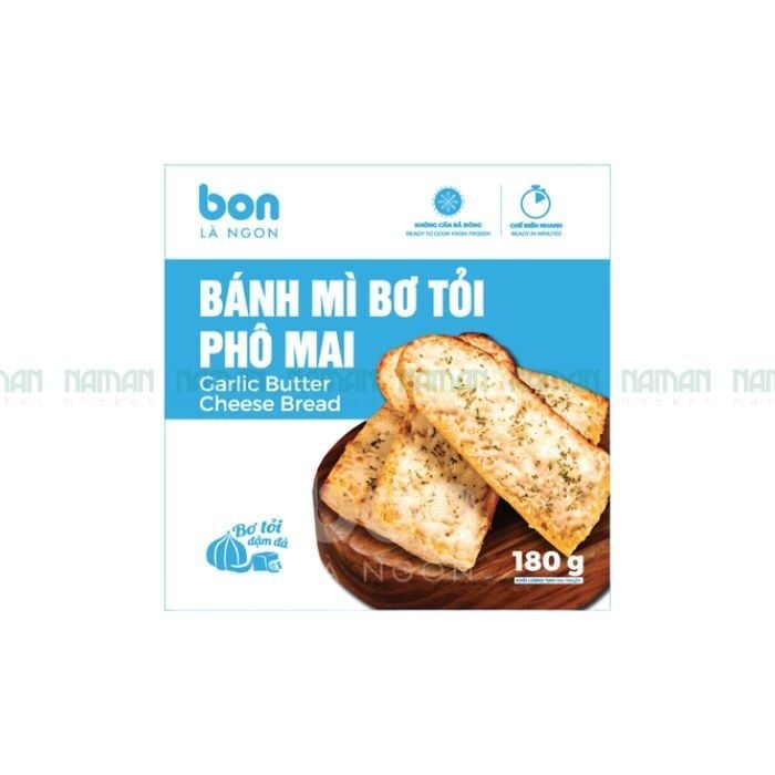 Bánh Mì Bơ Tỏi Phô Mai Bon Là Ngon 180G