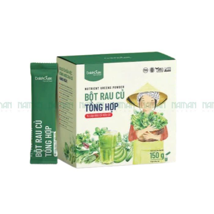 Bột Rau Củ Màu Xanh Dalahouse 150G