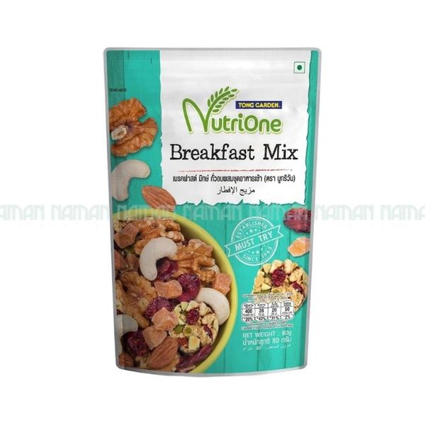 Hỗn Hợp Hạt Và Trái Cây Sấy Dùng Cho Bữa Sáng Tong Garden 80G