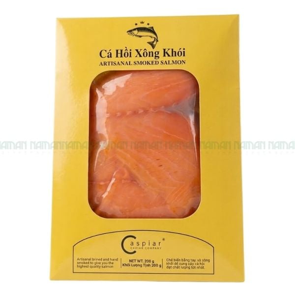 Cá Hồi Xông Khói Artisanal Caspiar 200G