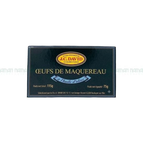 Trứng Cá Nục Hoa Ngâm Dầu Ô Liu J.C.David 75G