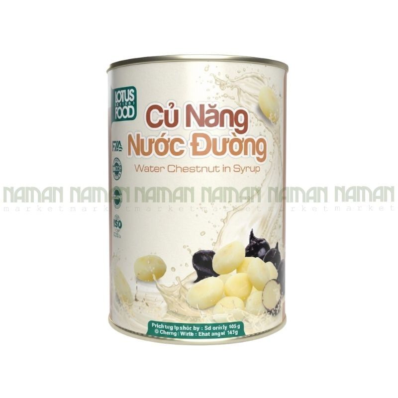 Củ Năng Ngâm Nước Đường Lotus 600G