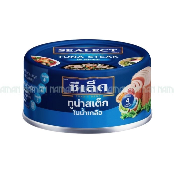 Cá Ngừ Cắt Khúc Ngâm Nước Muối Sealect 165G