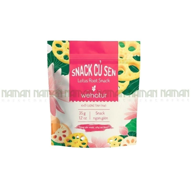 Củ Sen Sấy Giòn We'Natur 35G