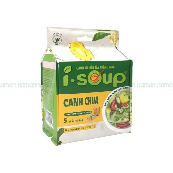Freeze-Dried Sour Soup I-Soup 5 Pcs X 11G