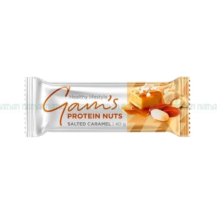 Protein Bar Nuts Salted Caramel Gam'S 40G