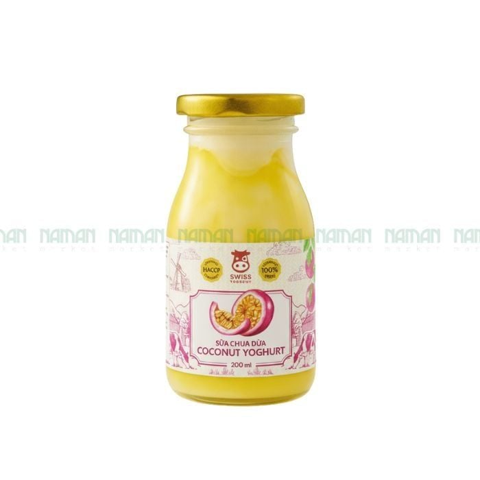 Sữa Chua Chanh Dây Swiss Yogurt 200Ml
