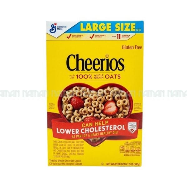 Ngũ Cốc Yến Mạch Nguyên Cám Không Gluten Cheerios 340G