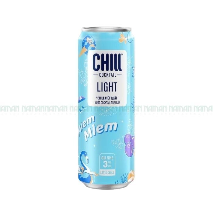 Chill Light Blueberry & Vodka Chill Cocktail 320Ml