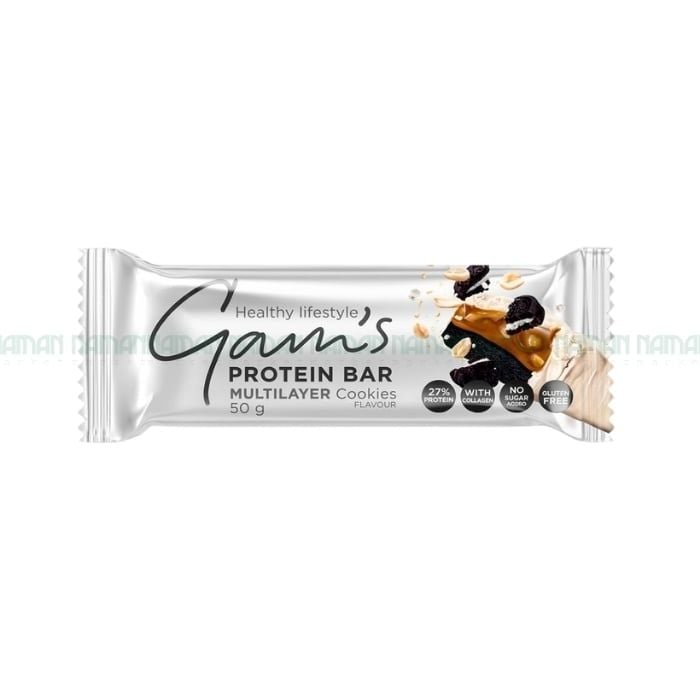 Protein Bar Multilayer Cookes Gam’S 50G