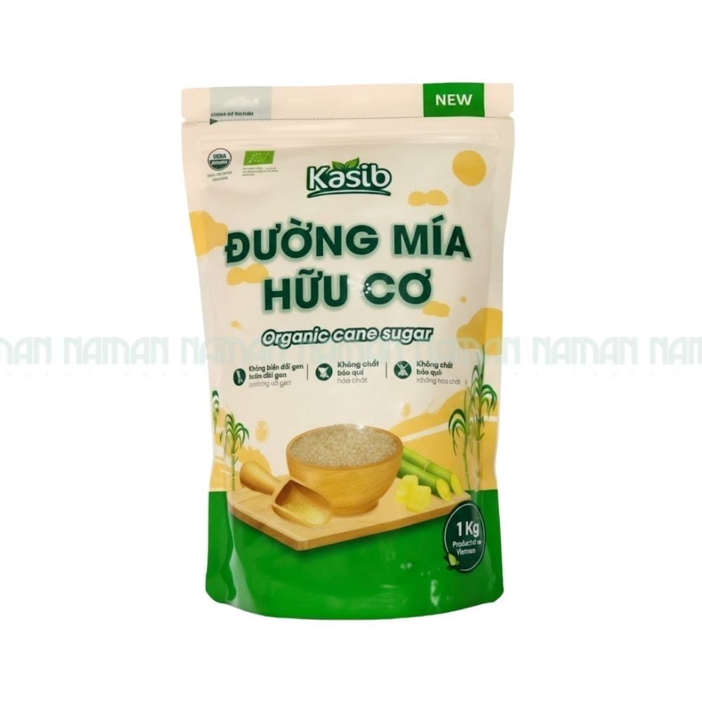 Đường Mía Hữu Cơ Kasib 1Kg
