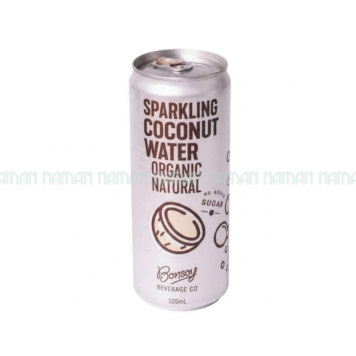 Sparkling Coconut Water Organic Natural Bonsoy 320Ml
