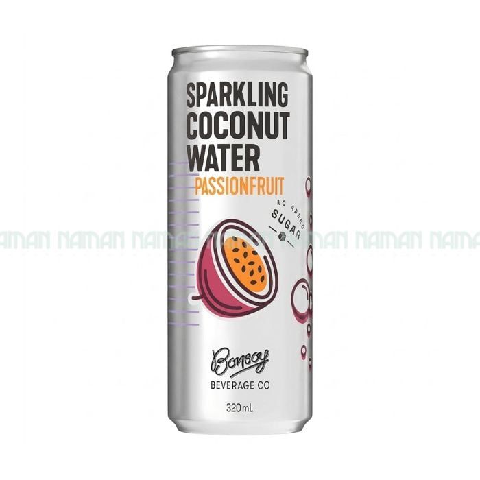 Sparkling Coconut Water Passionfruit Bonsoy 320Ml