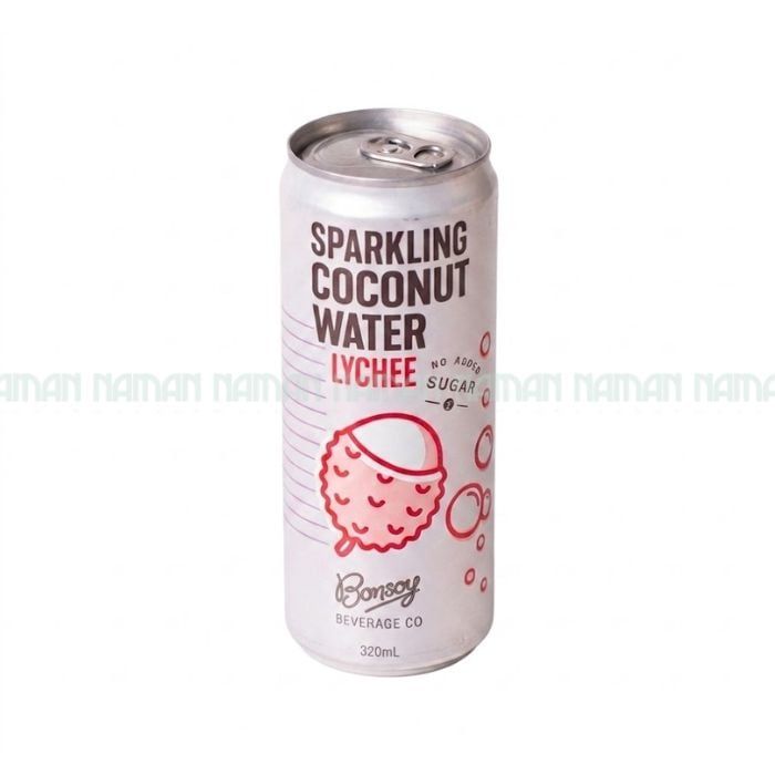 Nước Dừa Có Ga Vị Vải Bonsoy 320Ml
