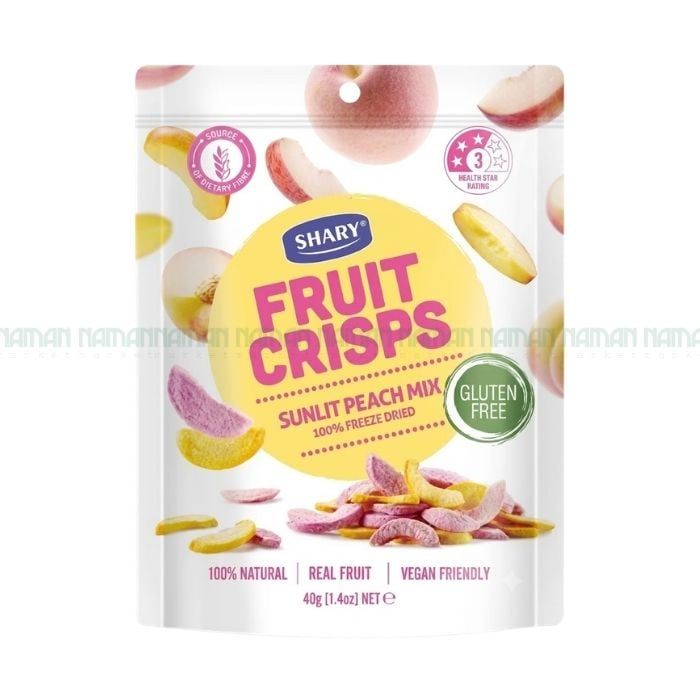Đào Hỗn Hợp Sấy Giòn Shary 40G