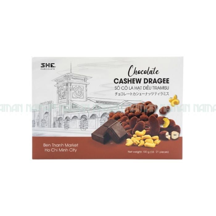 Chocolate Tiramisu Nhân Hạt Điều She 100G
