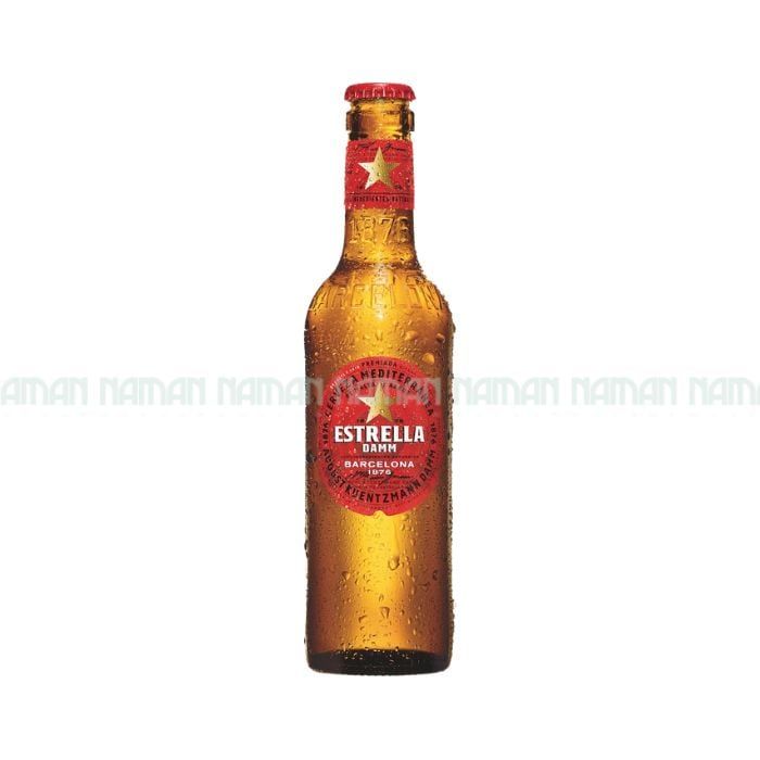 Beer Estrella Damm Bottle 330Ml
