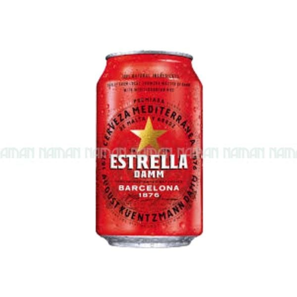 Beer Can Estrella Damm 330Ml