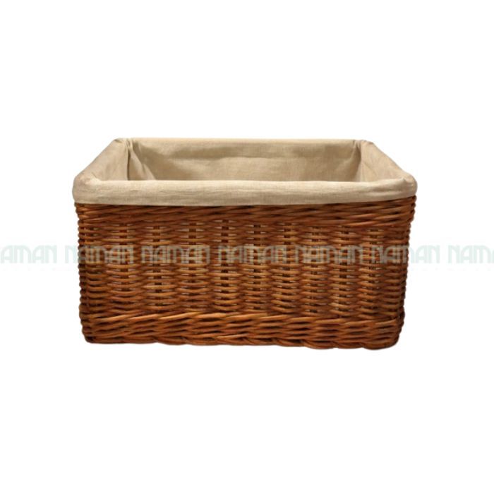 Giỏ Mây Lót Vải Tam Long 32X23X16
