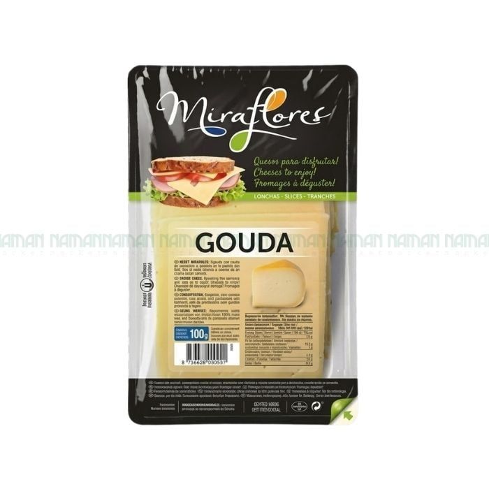 Phô Mai Gouda Cắt Lát Miraflores 100G
