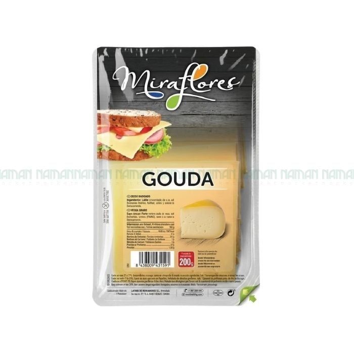 Gouda Cheese Slices Miraflores 200G