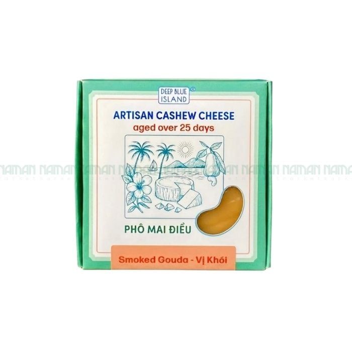 Aged Cashew Cheese Smoked Gouda Deep Blue Island 145G