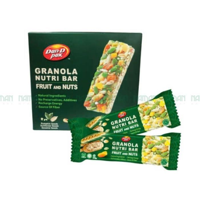 Thanh Dinh Dưỡng Trái Cây Và Hạt Dan D Pak 30Gx6