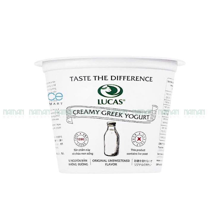 Greek Yogurt Plain Lucas 120G