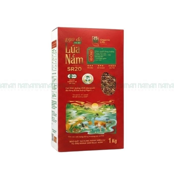 Gạo Lứt Đỏ Sr20 Hữu Cơ Organic Life 1Kg