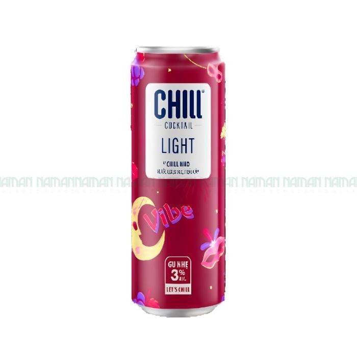 Nước Cocktail Chill Light Vị Vodka Nho Chill Cocktail 320Ml