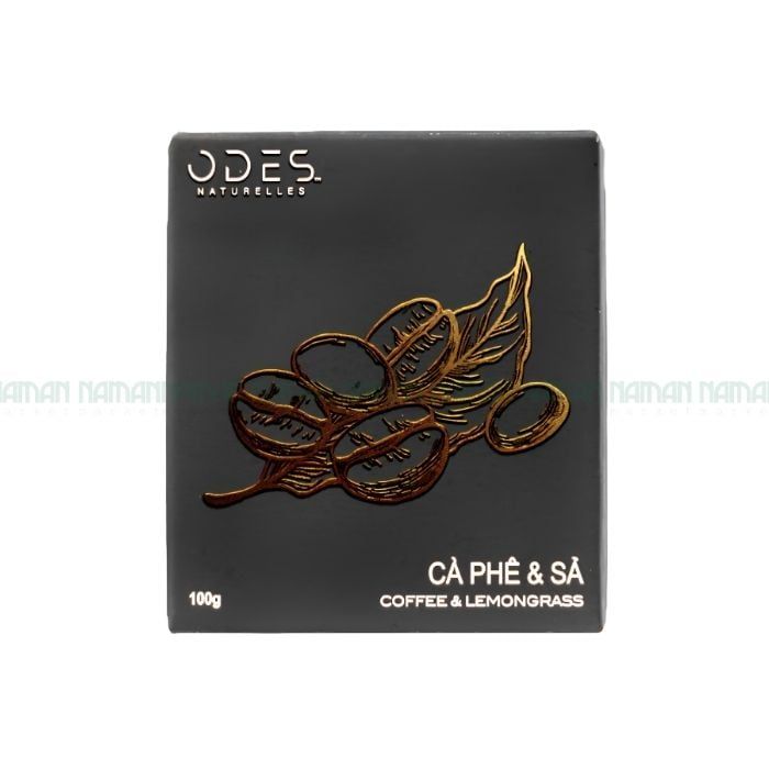 Coffee & Lemongrass Soap Odes Naturelles 100G