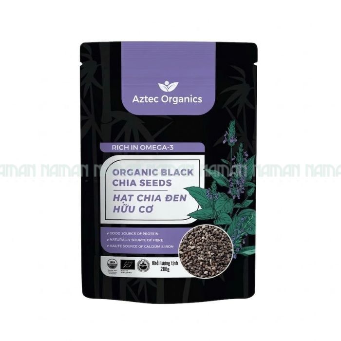 Organic Chia Seeds Aztec Organics 200G