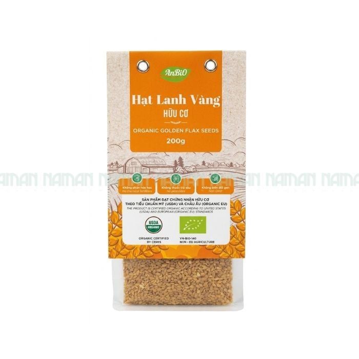 Organic Golden Flax Seed Anbio 200G