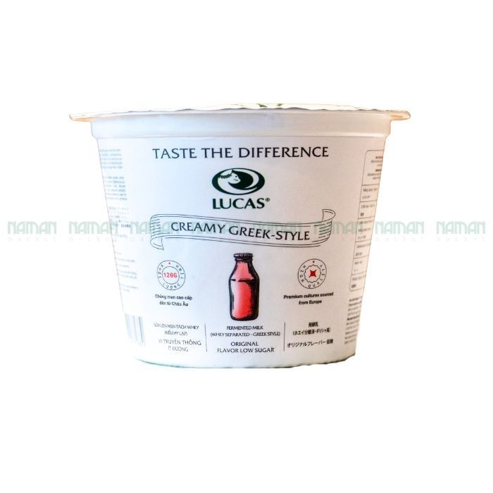 Sữa Chua Nguyên Bản Ít Đường Lucas 120G