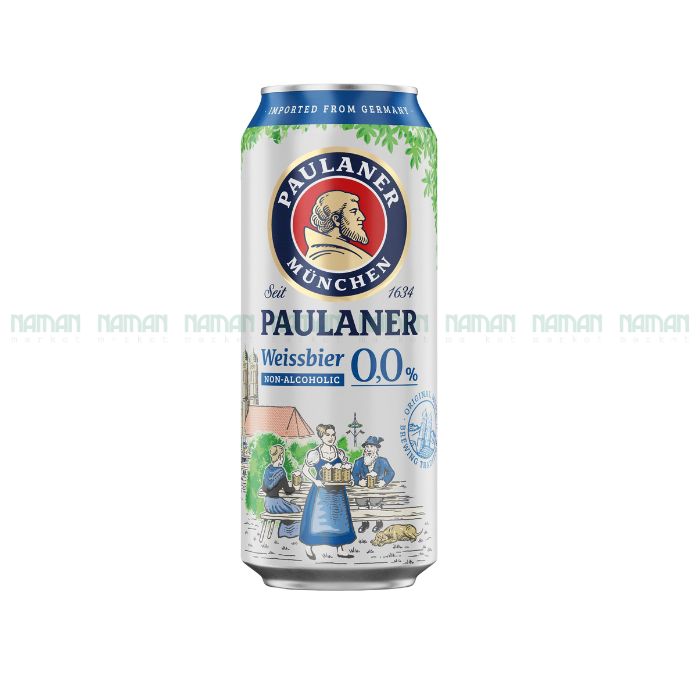 Bia Không Cồn Paulaner Weissbier 500ml