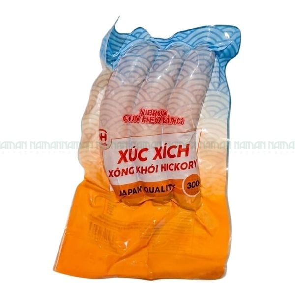 Xúc Xích Xông Khói Hickory Nipponham 300G/Gói