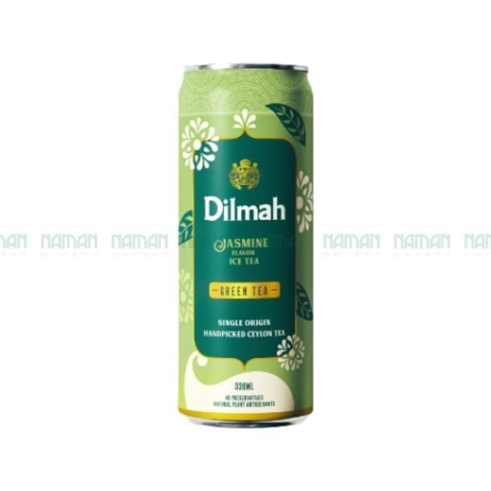 Trà Xanh Lon Hương Chanh Xanh Dilmah 330Ml