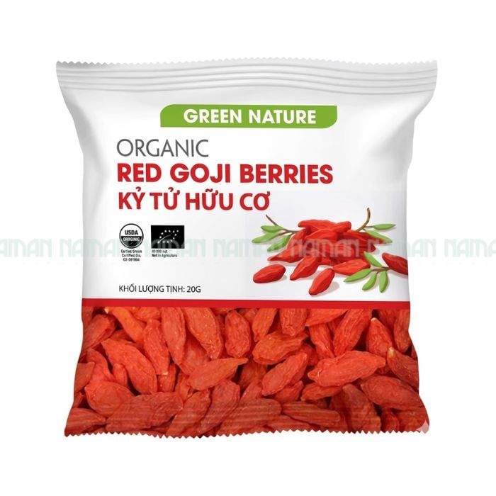 Organic Red Goji Berries Green Nature 20G