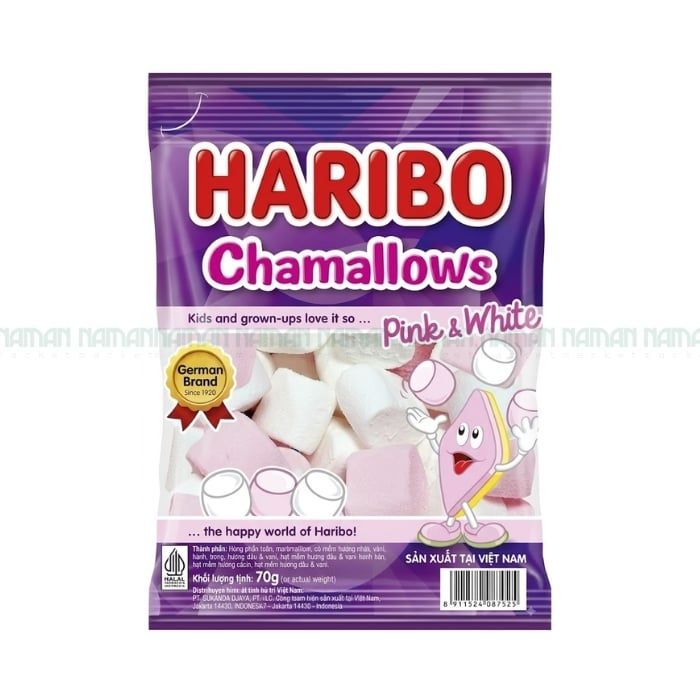 Chamallows Pink & White Haribo 70G