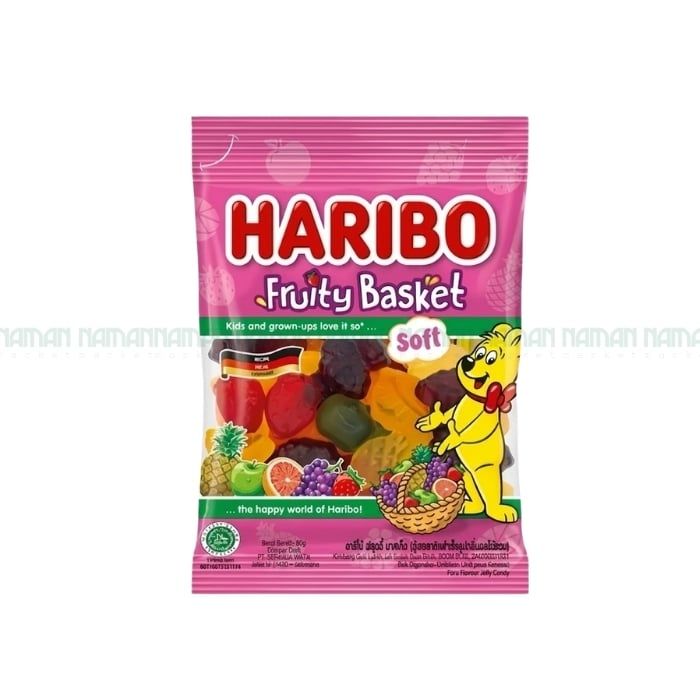 Kẹo Dẻo Fruity Basket Haribo 80G