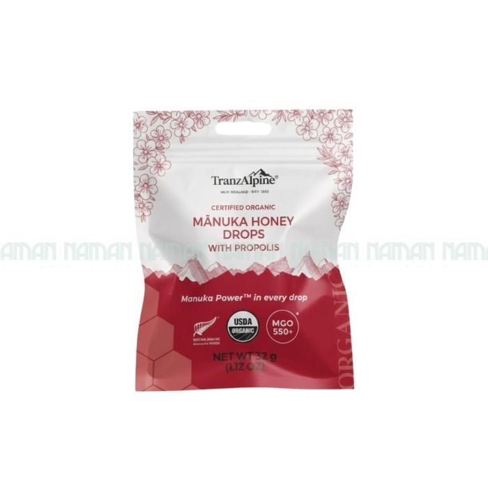 Viên Ngậm Mật Ong Manuka Mgo 550+ Tranzapine 32G