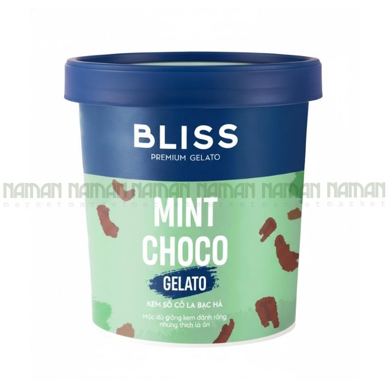 Ice-Cream Gelato Mint Chocolate Bliss 473Ml